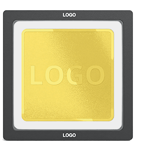 Gegoten pin - Gepersonaliseerde Badges