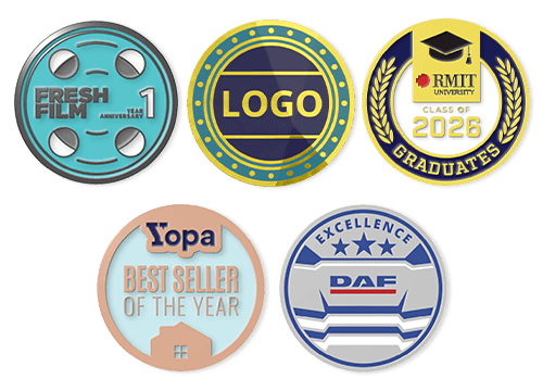 Geëmailleerde Challenge Coin - Geëmailleerde Challenge Coins met logo