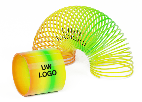 Reel - Trapveer speelgoed met logo
 Reel - Trapveer speelgoed met logo