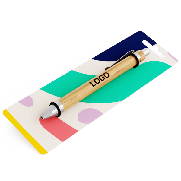 Essence - Bedrukte promotionele Bamboe pennen