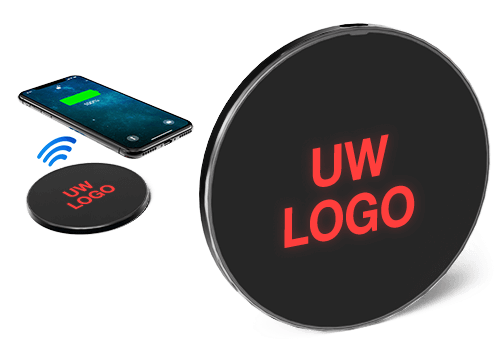 Vivid - Qi Draadloze oplader met eigen logo Vivid - Qi Draadloze oplader met eigen logo