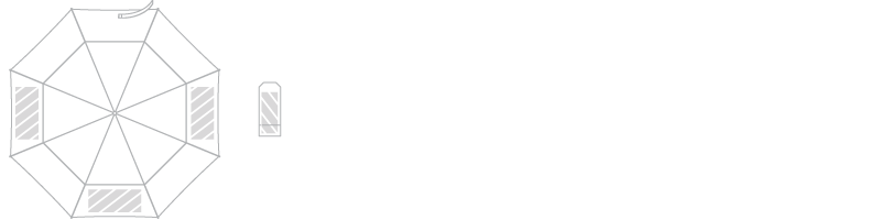 Paraplu Fotodruk