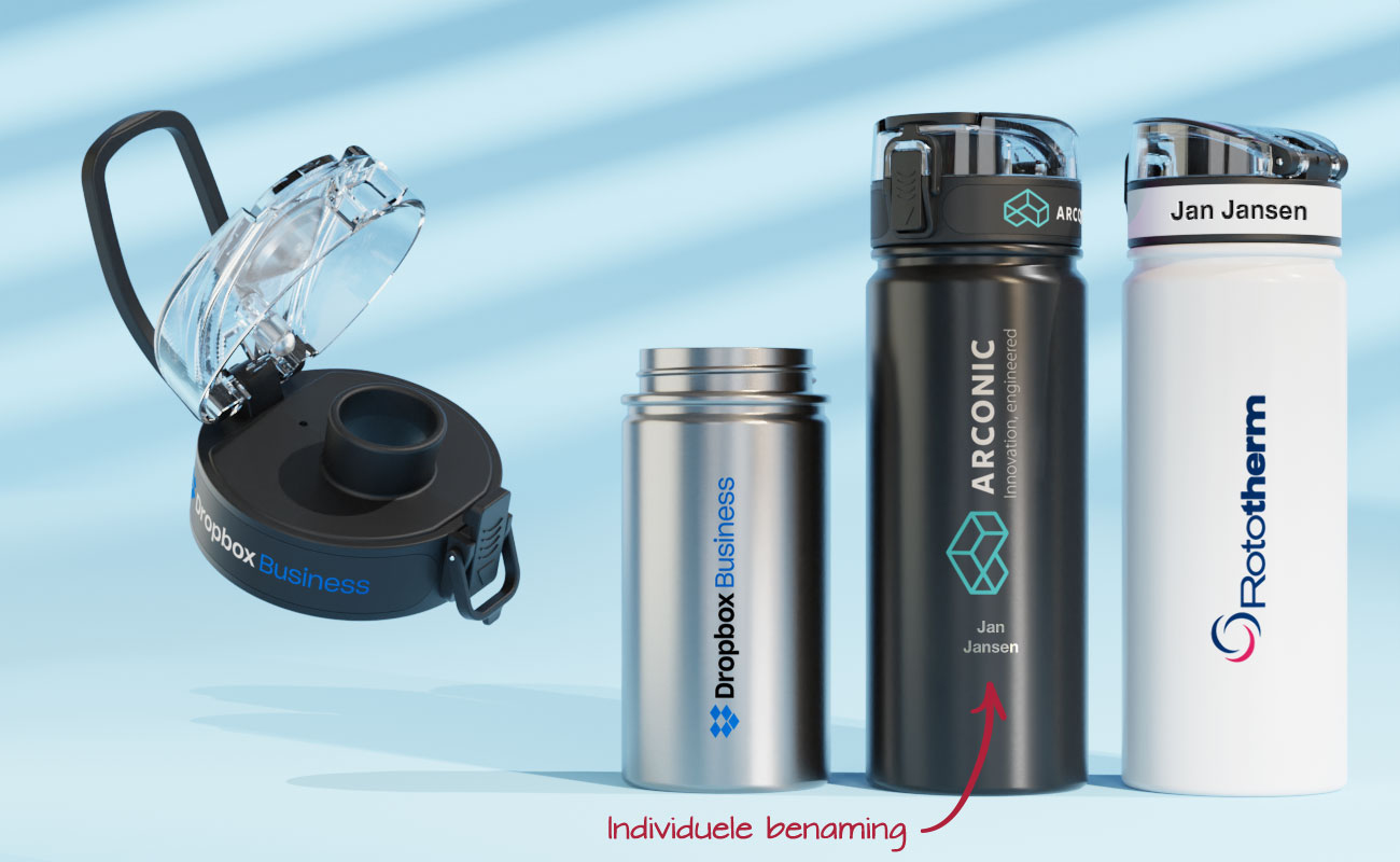 Aqualok Metal Waterfles