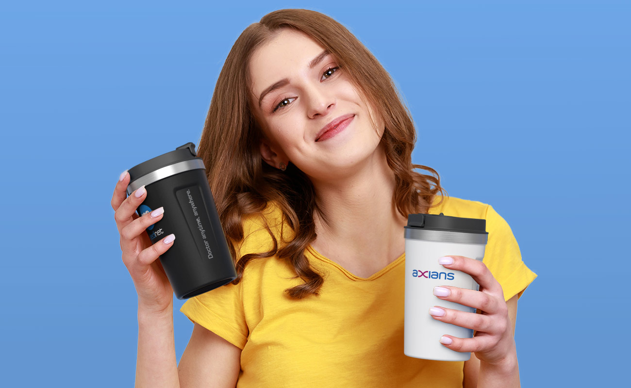 Aroma - Gepersonaliseerde dubbelwandige mok gallery thumbnail