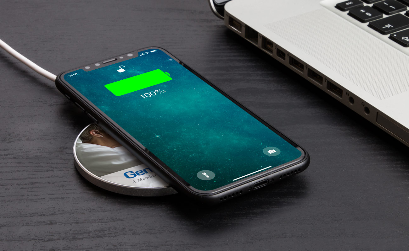 Cirque - Draadloze Oplader met eigen logo gallery thumbnail