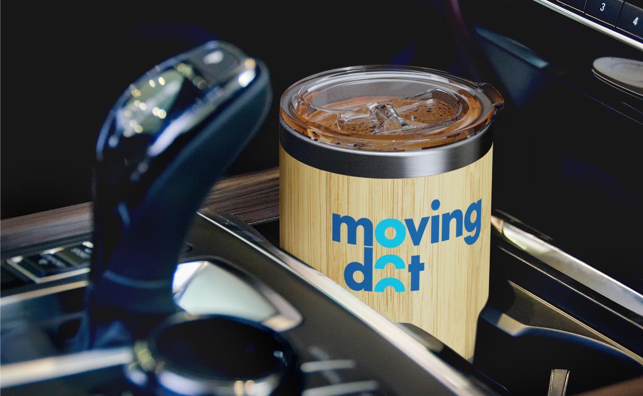 Crew Bamboo - Met logo bedrukte bamboe reismokken gallery thumbnail