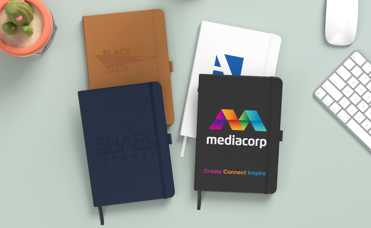Draft - Gepersonaliseerde notitieboekjes met logo