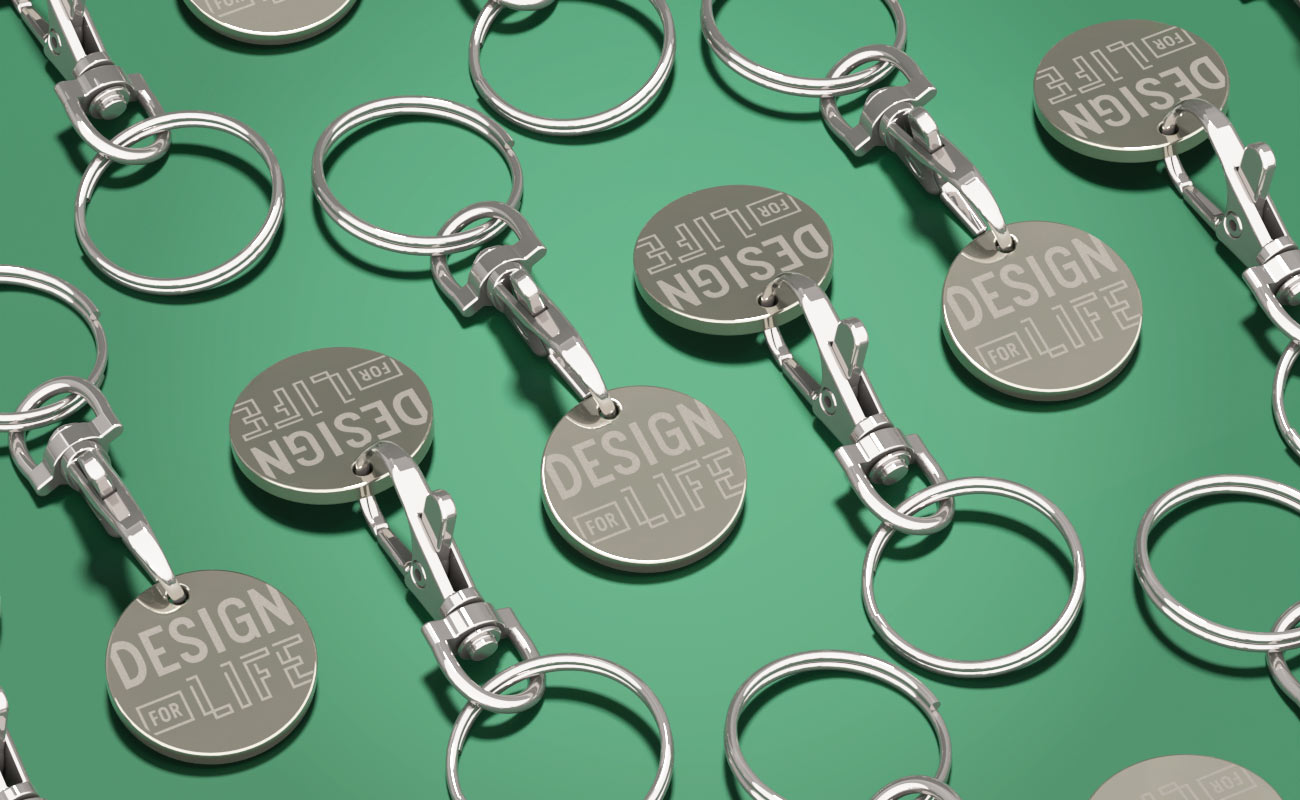 Elegance - Promotionele Winkelwagenmunthouder Promotionele producten gallery thumbnail