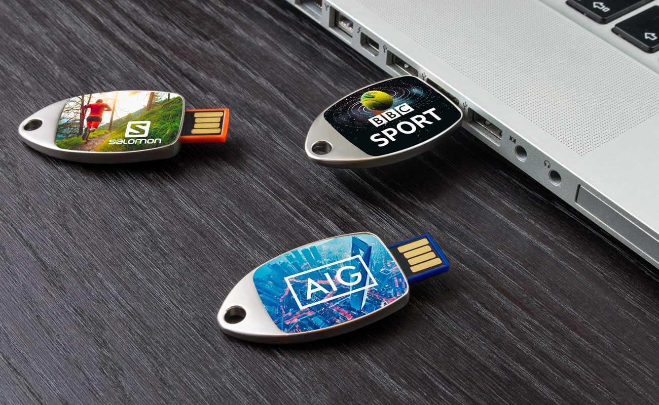 Fin - USB Stick Bedrukken