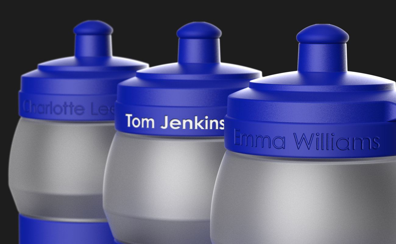 Fit - Gepersonaliseerde Plastic waterflessen gallery thumbnail