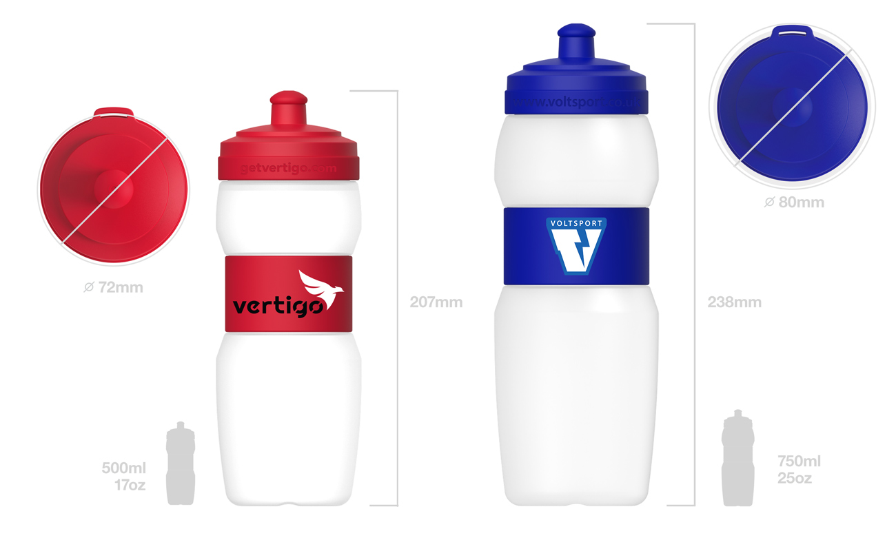 Fit - Op maat gemaakte promotie Plastic waterflessen gallery thumbnail