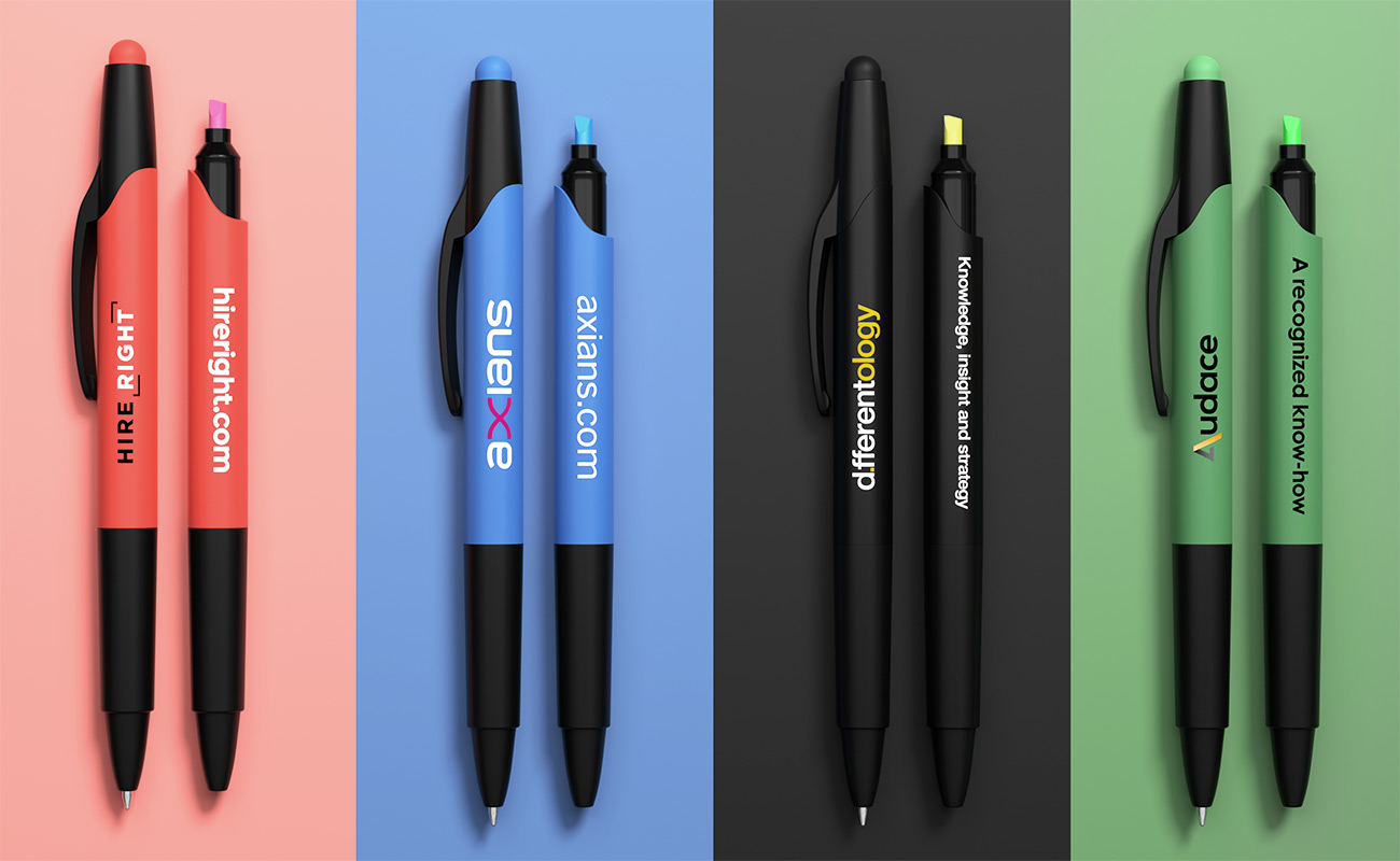 Glow - Bedrukte promotionele pennen