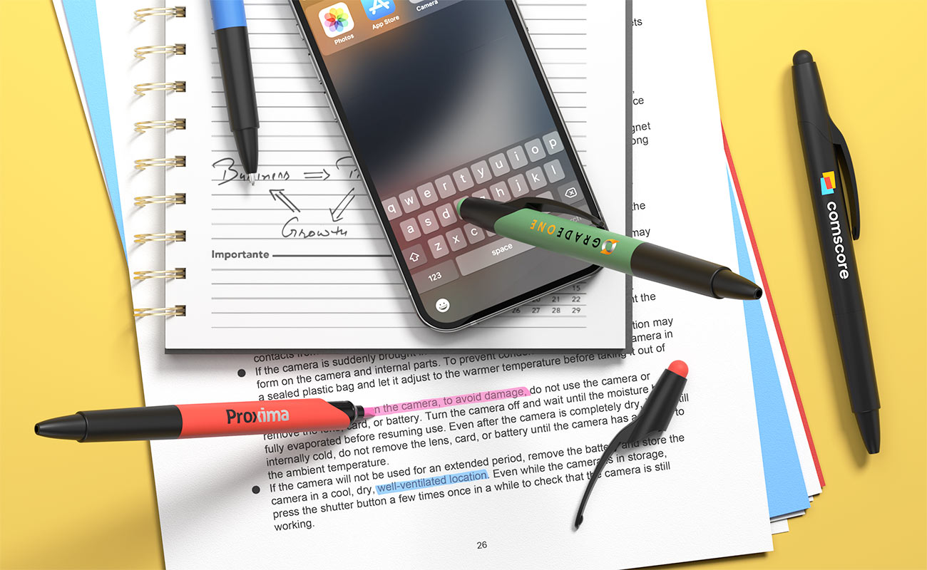 Glow - Markeerstift/pen met logo gallery thumbnail