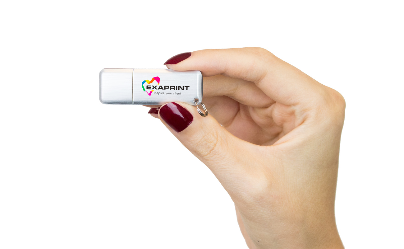 Halo - Gepersonaliseerde USB stick met LED lampje gallery thumbnail