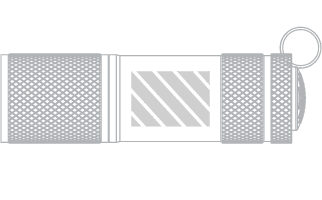 LED zaklamp Zeefdruk