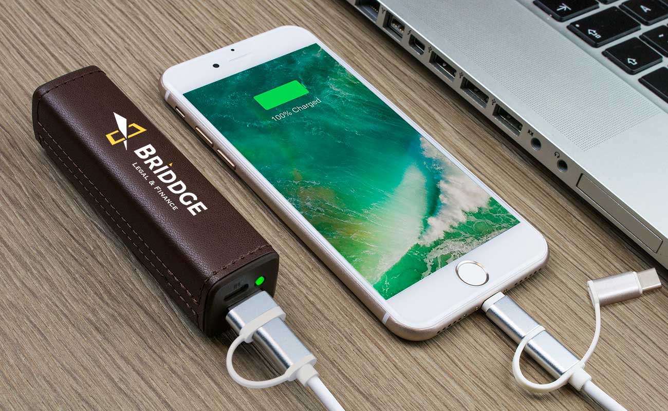 Lux - Powerbank Met Logo gallery thumbnail