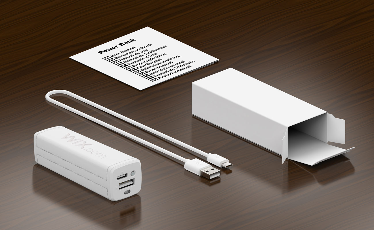 Lux - Powerbank Bedrukt gallery thumbnail