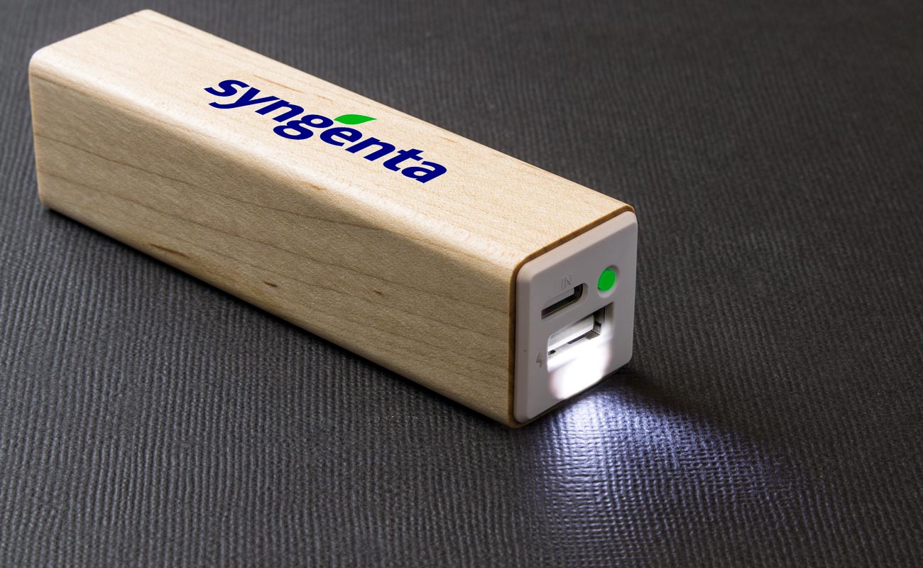 Maple - Bedrukte Powerbank gallery thumbnail