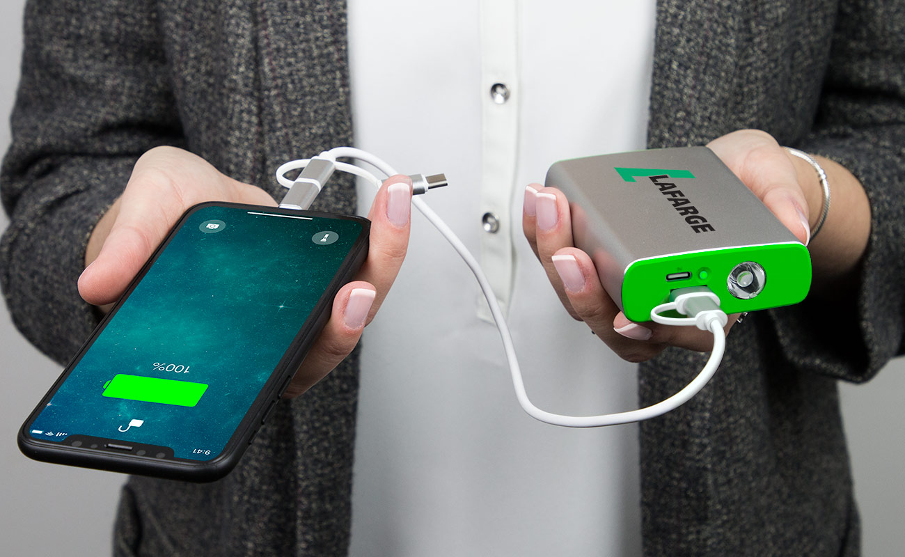 Rex - Powerbank Met Logo gallery thumbnail