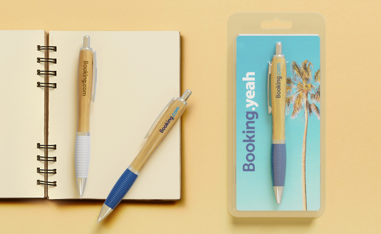 Ridge - Gepersonaliseerde promotionele Bamboe pennen gallery thumbnail