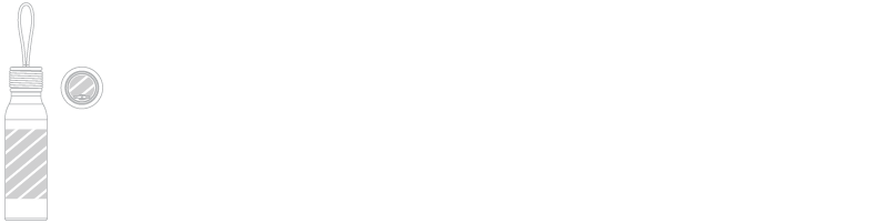 Waterfles Zeefdruk