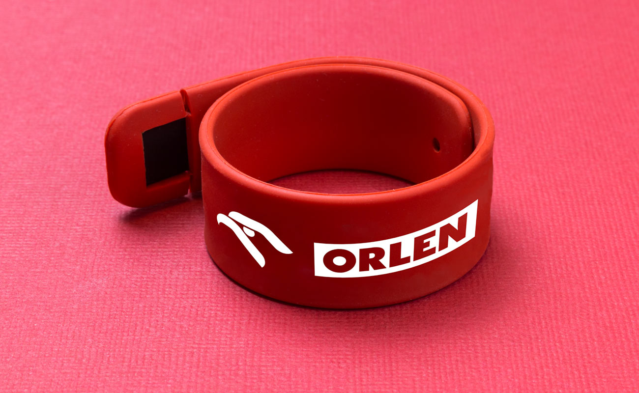 Slap - Logo USB armbanden gallery thumbnail