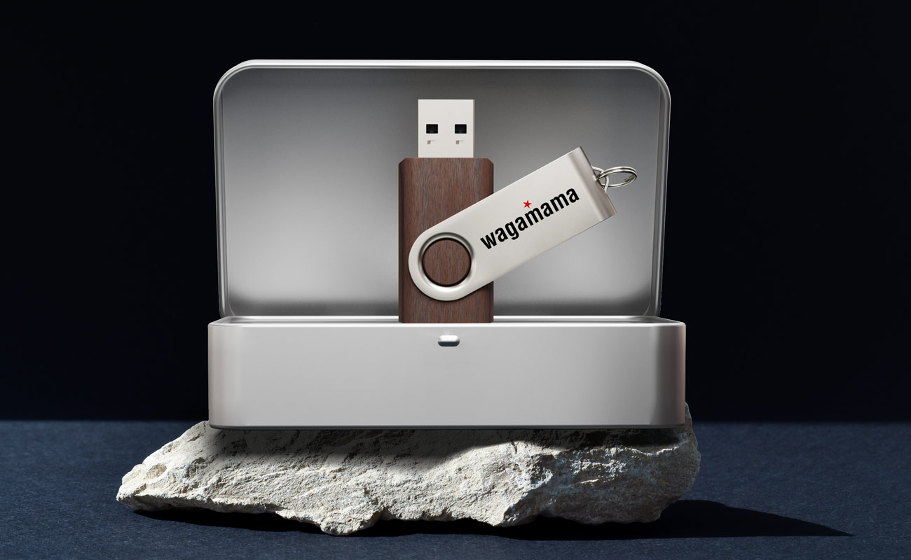 Twister Wood - USB Stick Hout gallery thumbnail
