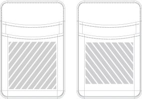 Smartphone Portemonnee Zeefdruk