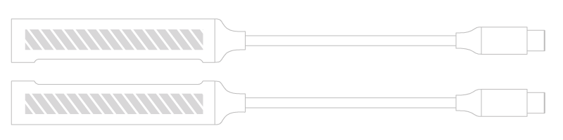 USB-hub Zeefdruk USB-hub Zeefdruk